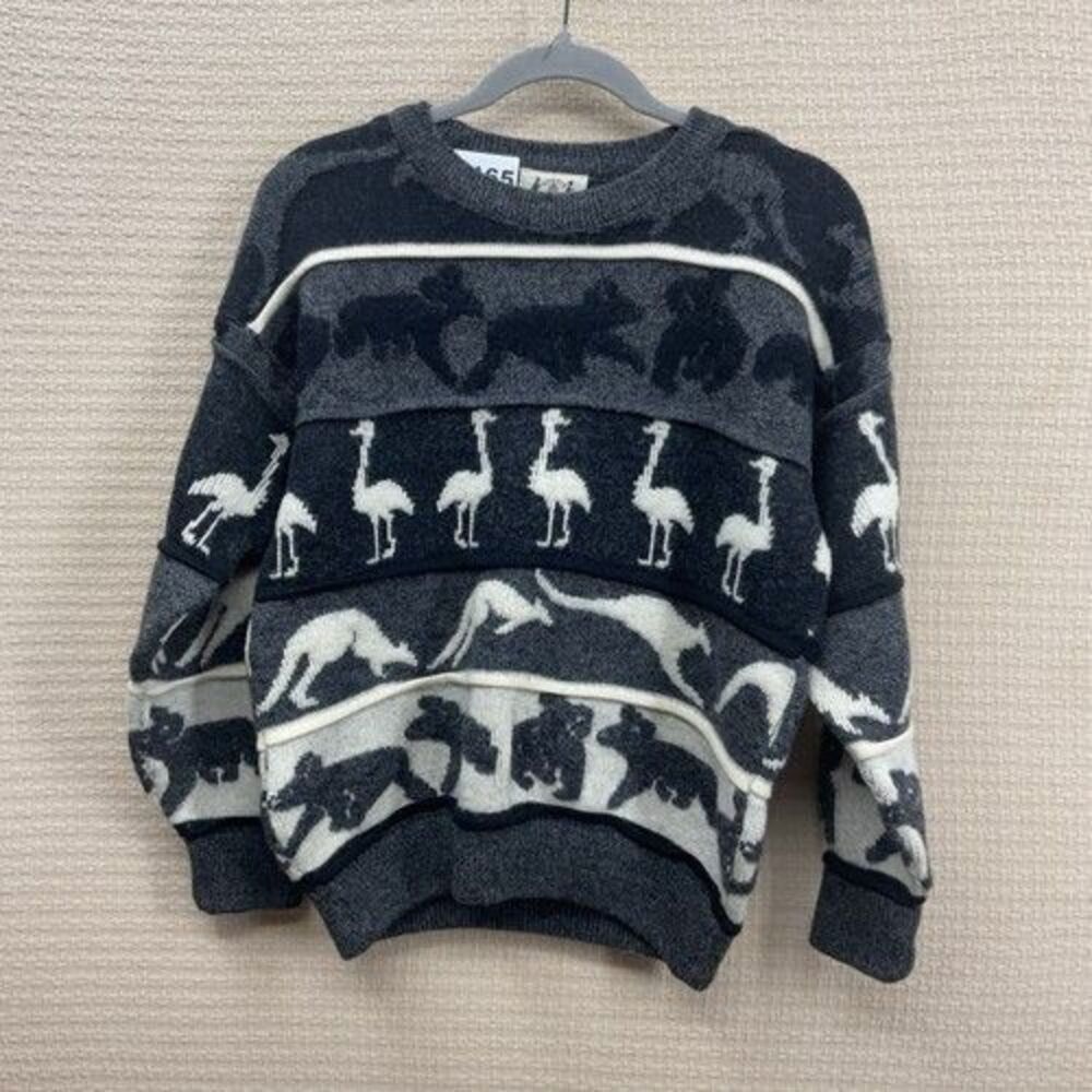 VTG Hysport Australia Pure Wool Downunder‎ CrewNeck Sweater Women Size AU12/US8